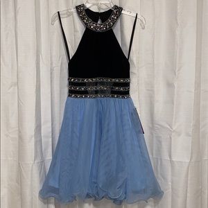 Prom/homecoming/party dress blue&black